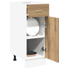 vidaXL Schubunterschrank Lyon Artisan-Eiche 30x46x81,5 cm Holzwerkstoff