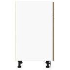 vidaXL Schubunterschrank Lyon Artisan-Eiche 30x46x81,5 cm Holzwerkstoff