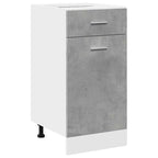 vidaXL Schubunterschrank Lyon Betongrau 40x46x81,5 cm Holzwerkstoff