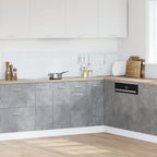 vidaXL Schubunterschrank Lyon Betongrau 40x46x81,5 cm Holzwerkstoff