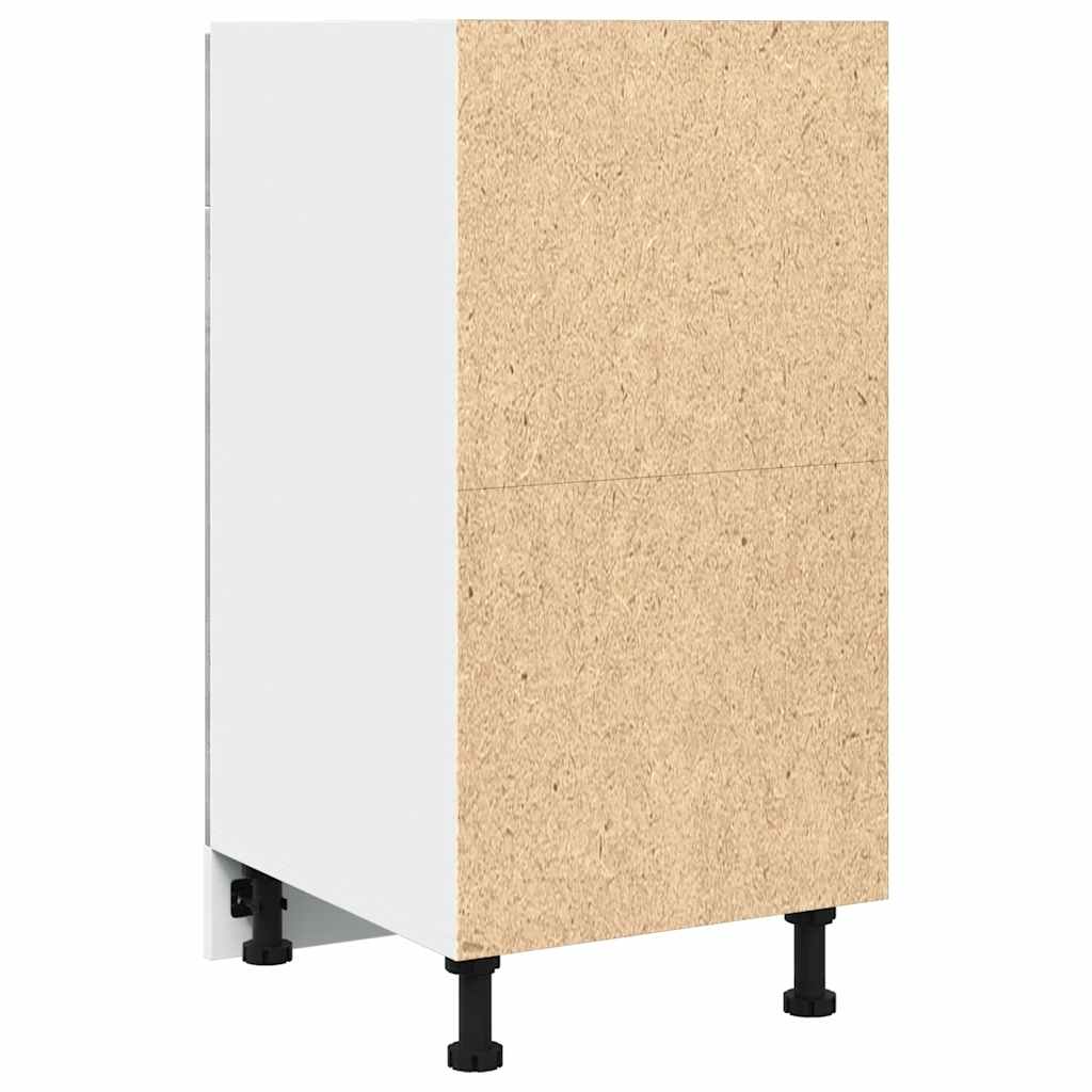 vidaXL Schubunterschrank Lyon Betongrau 40x46x81,5 cm Holzwerkstoff