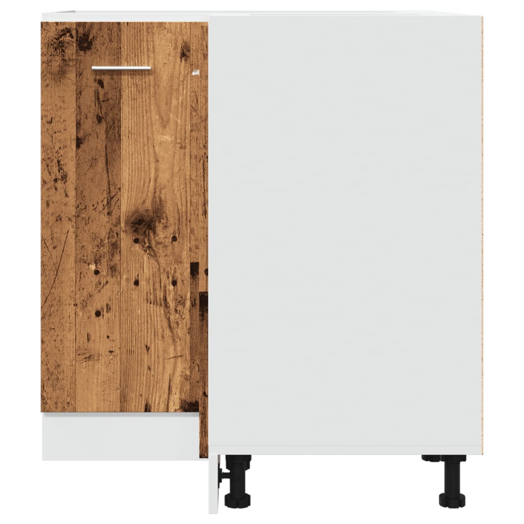 vidaXL Küchenschrank Lyon Altholz-Optik 75,5x75,5x81,5 cm Holzwerkstoff