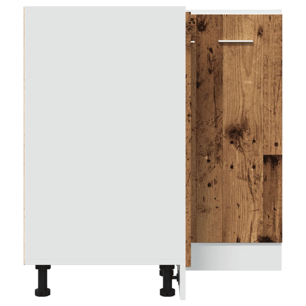 vidaXL Küchenschrank Lyon Altholz-Optik 75,5x75,5x81,5 cm Holzwerkstoff