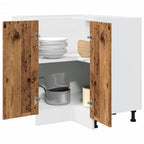 vidaXL Küchenschrank Lyon Altholz-Optik 75,5x75,5x81,5 cm Holzwerkstoff