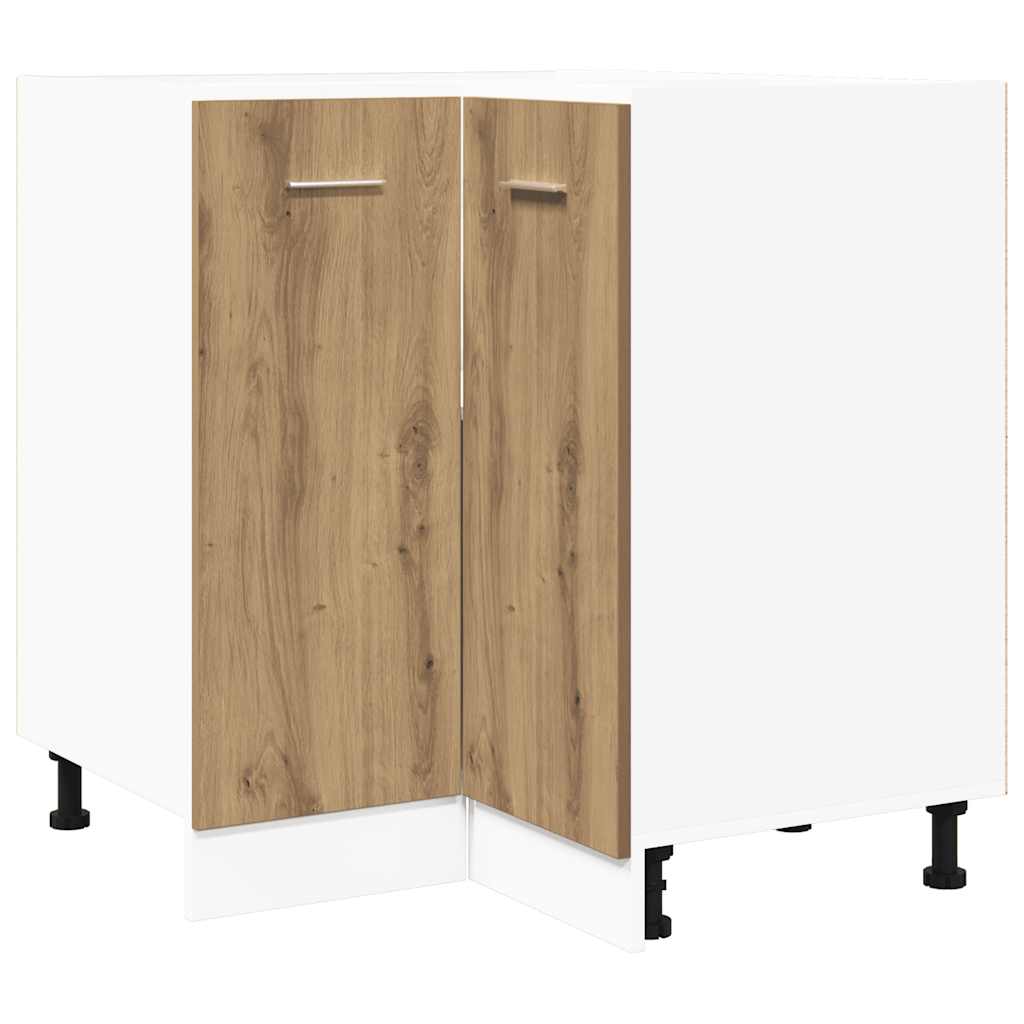 vidaXL Küchenschrank Lyon Artisan-Eiche 75,5x75,5x81,5 cm Holzwerkstoff