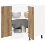 vidaXL Küchenschrank Lyon Artisan-Eiche 75,5x75,5x81,5 cm Holzwerkstoff