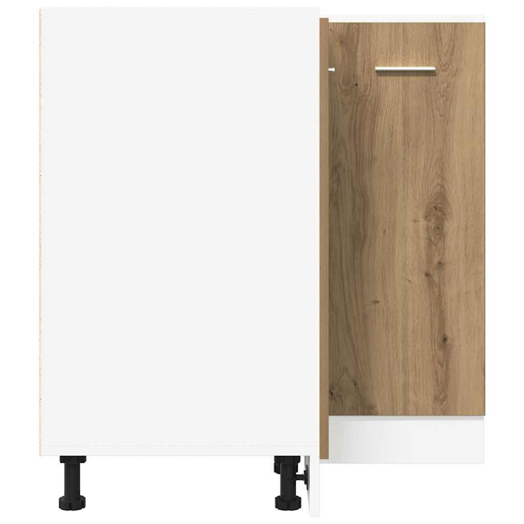vidaXL Küchenschrank Lyon Artisan-Eiche 75,5x75,5x81,5 cm Holzwerkstoff