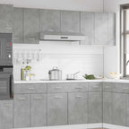vidaXL Hängeschrank Lyon Betongrau 30x31x60 cm Holzwerkstoff