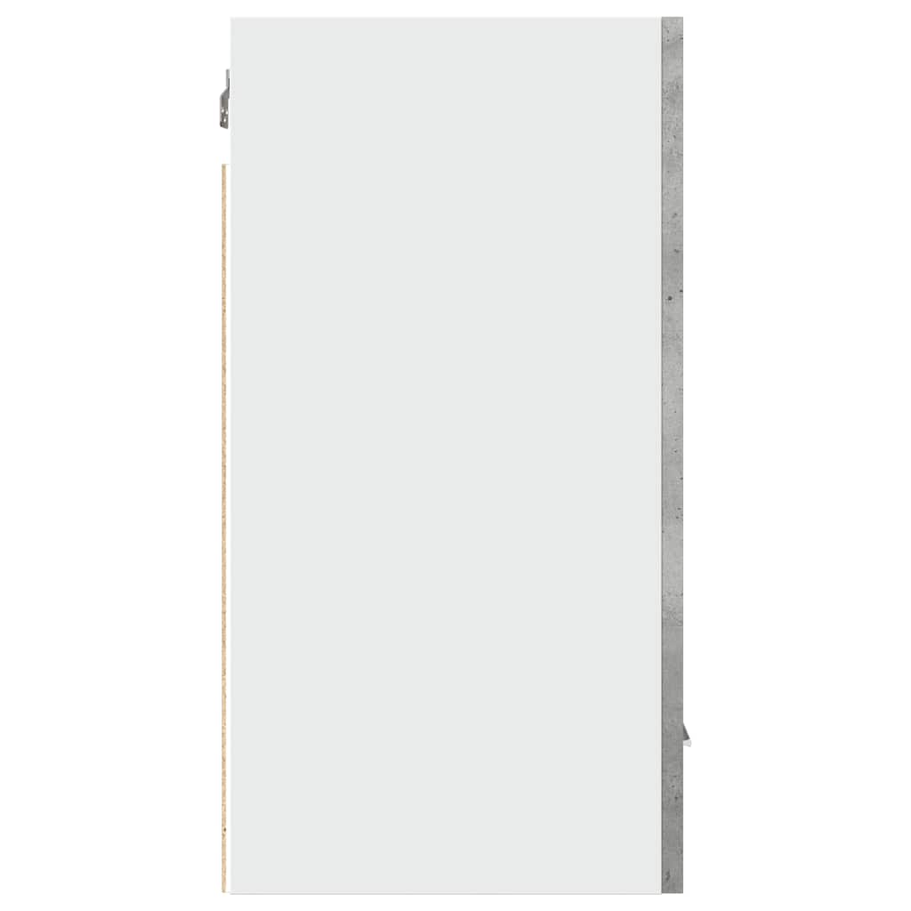 vidaXL Hängeschrank Lyon Betongrau 30x31x60 cm Holzwerkstoff