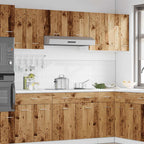 vidaXL Hängeschrank Lyon Altholz-Optik 30x31x60 cm Holzwerkstoff