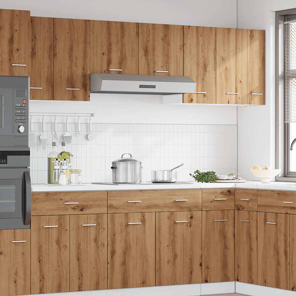 vidaXL Hängeschrank Lyon Artisan-Eiche 30x31x60 cm Holzwerkstoff