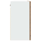 vidaXL Hängeglasschrank Lyon Altholz-Optik 80x31x60 cm Holzwerkstoff