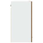 vidaXL Hängeglasschrank Lyon Artisan-Eiche 80x31x60 cm Holzwerkstoff