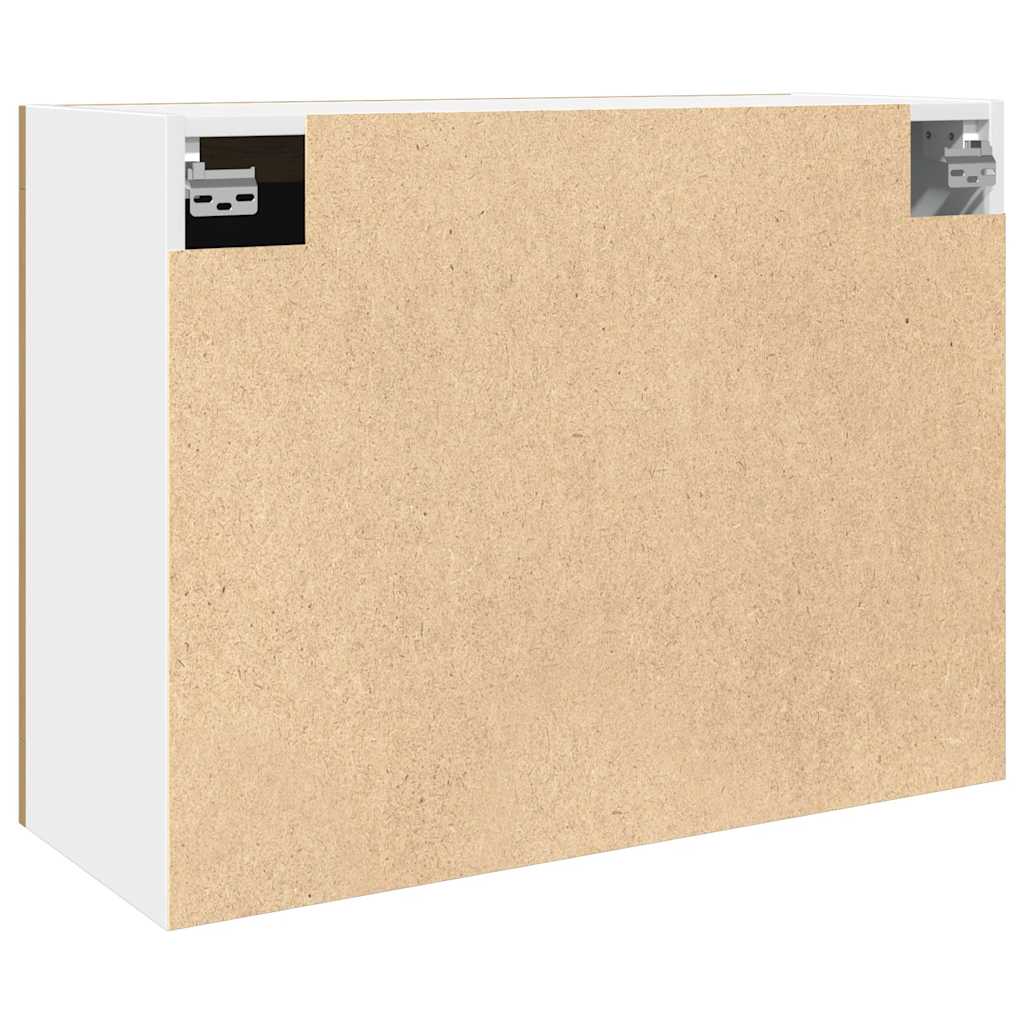 vidaXL Hängeglasschrank Lyon Artisan-Eiche 80x31x60 cm Holzwerkstoff