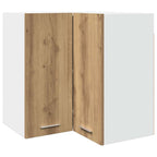 vidaXL Eck-Hängeschrank Lyon Artisan-Eiche 57x57x60 cm Holzwerkstoff