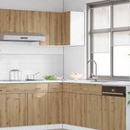 vidaXL Eck-Hängeschrank Lyon Artisan-Eiche 57x57x60 cm Holzwerkstoff