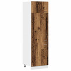 vidaXL Kühlumbauschrank Lyon Altholz-Optik 60x57x207 cm Holzwerkstoff