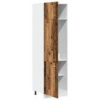 vidaXL Kühlumbauschrank Lyon Altholz-Optik 60x57x207 cm Holzwerkstoff