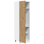 vidaXL Kühlumbauschrank Lyon Artisan-Eiche 60x57x207 cm Holzwerkstoff
