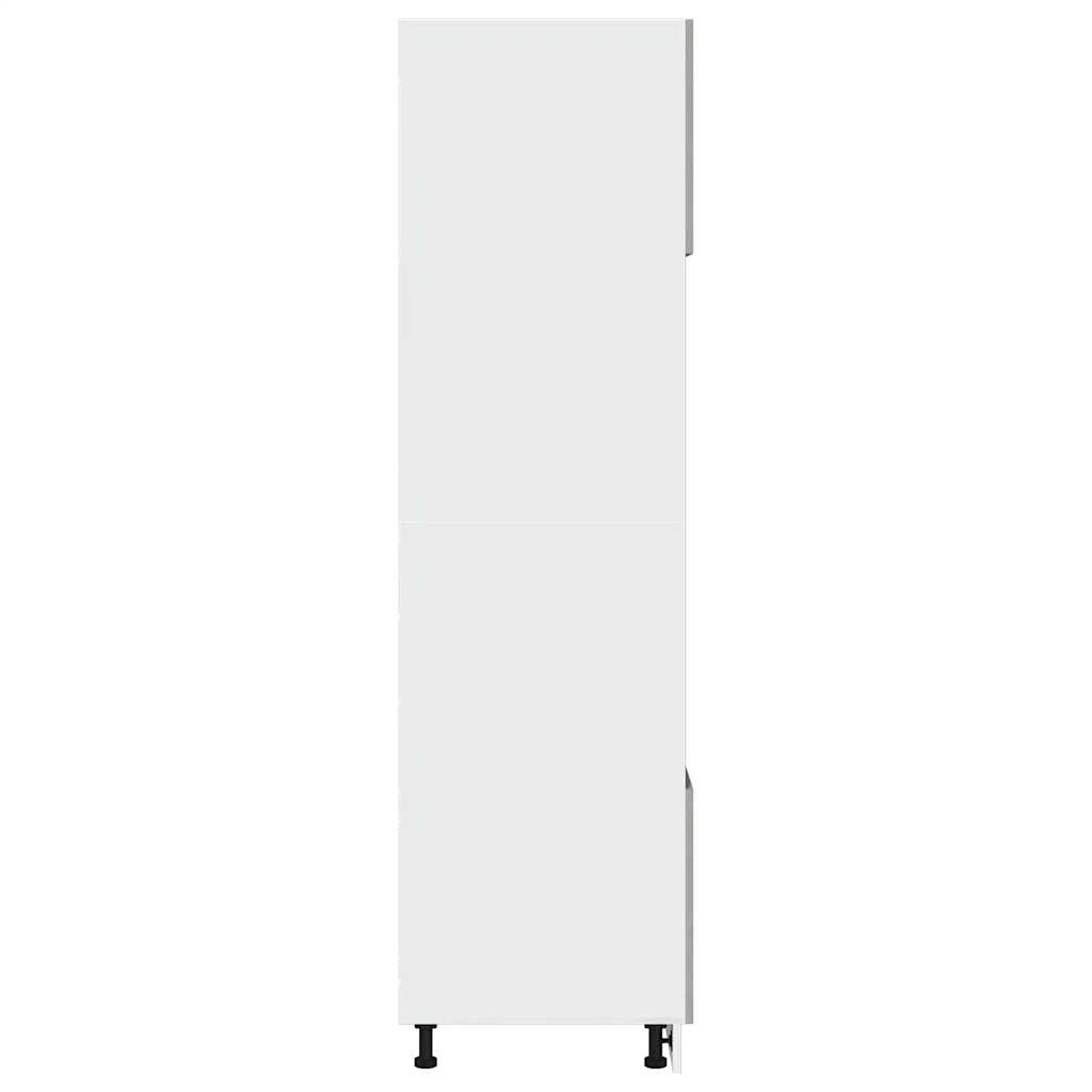 vidaXL Mikrowellenumbauschrank Lyon Betongrau 60x57x207 cm Holzwerkstoff