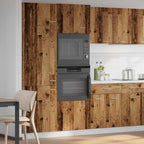 vidaXL Mikrowellenschrank Lyon Altholz-Optik 60x57x207 cm Holzwerkstoff