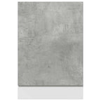 vidaXL Geschirrspülerblende Lyon Betongrau 45x3x67 cm