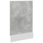 vidaXL Geschirrspülerblende Lyon Betongrau 45x3x67 cm