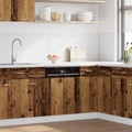 vidaXL Geschirrspülerblende Lyon Altholz-Optik 45x3x67 cm Holzwerkstoff