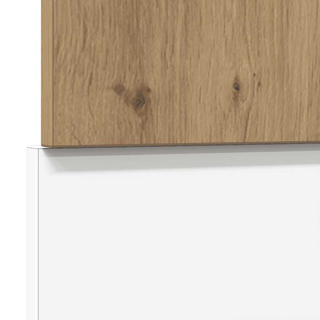vidaXL Geschirrspülerblende Lyon Artisan-Eiche 45x3x67 cm Holzwerkstoff