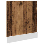 vidaXL Geschirrspülerblende Altholz-Optik 60x1,5x67 cm Holzwerkstoff