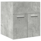 vidaXL Waschbeckenschrank Betongrau 41x38,5x46 cm Holzwerkstoff