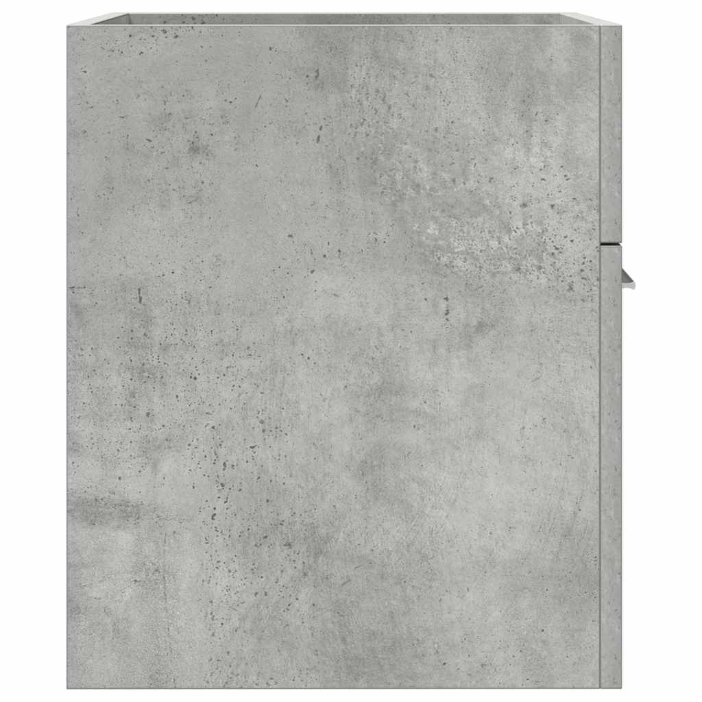 vidaXL Waschbeckenschrank Betongrau 41x38,5x46 cm Holzwerkstoff