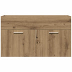 vidaXL Waschbeckenunterschrank Artisan-Eiche 90x38,5x46 Holzwerkstoff