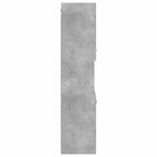 vidaXL Bad-Hängeschrank Betongrau 30x30x130 cm Holzwerkstoff