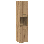 vidaXL Bad-Hängeschrank Artisan-Eiche 30x30x130 cm Holzwerkstoff