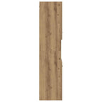 vidaXL Bad-Hängeschrank Artisan-Eiche 30x30x130 cm Holzwerkstoff