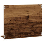 vidaXL Badspiegel mit Ablagen Altholz-Optik 60x10,5x45 cm