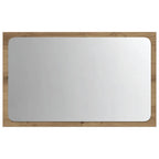vidaXL Badspiegel mit LED-Leuchten Artisan-Eiche 60x8,5x38 cm
