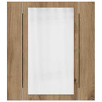 vidaXL LED-Spiegelschrank Artisan-Eiche 40x12x45 cm Holzwerkstoff