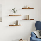 vidaXL Wandregale 4 Stk. Altholz-Optik 40x10x1,5 cm Holzwerkstoff