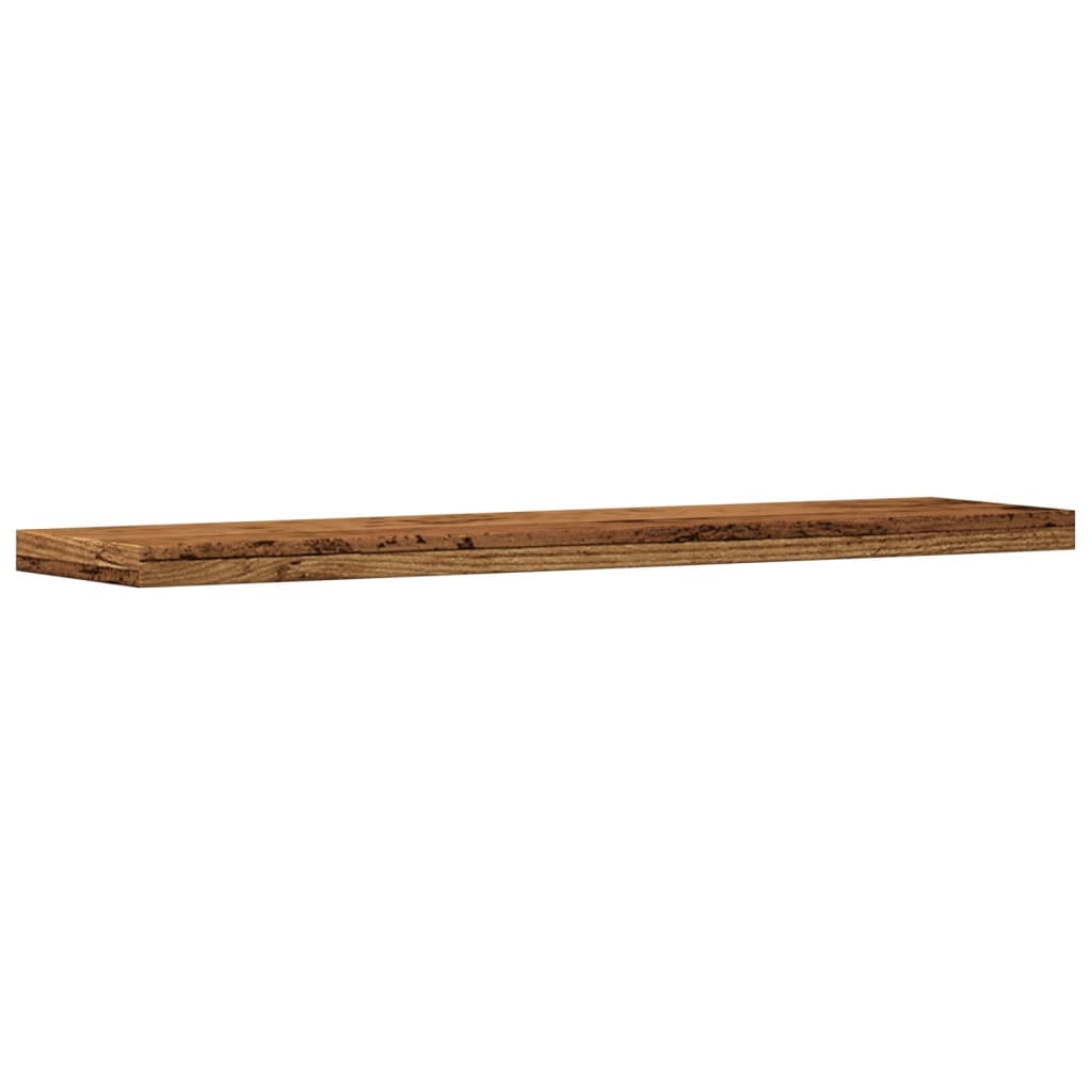 vidaXL Wandregale 4 Stk. Altholz-Optik 40x10x1,5 cm Holzwerkstoff