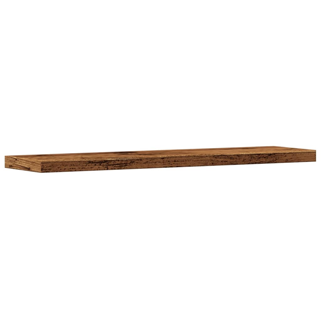 vidaXL Wandregale 4 Stk. Altholz-Optik 40x10x1,5 cm Holzwerkstoff