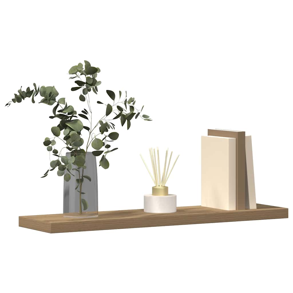 vidaXL Wandregale 4 Stk. Artisan-Eiche 40x10x1,5 cm Holzwerkstoff