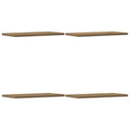 vidaXL Wandregale 4 Stk. Artisan-Eiche 40x20x1,5 cm Holzwerkstoff