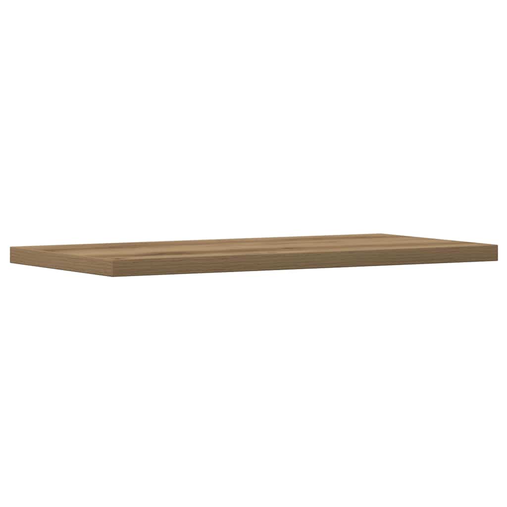 vidaXL Wandregale 4 Stk. Artisan-Eiche 40x20x1,5 cm Holzwerkstoff