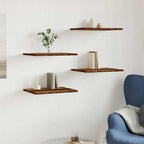 vidaXL Regalböden 4 Stk. Altholz-Optik 40x30x1,5 cm Holzwerkstoff