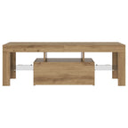 vidaXL TV-Schrank mit LED Artisan-Eiche 120x36,5x40 cm Holzwerkstoff