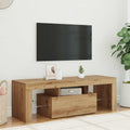 vidaXL TV-Schrank mit LED Artisan-Eiche 120x36,5x40 cm Holzwerkstoff
