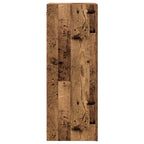 vidaXL TV-Schränke 2 Stk. Altholz-Optik 30,5x30x90 cm Holzwerkstoff