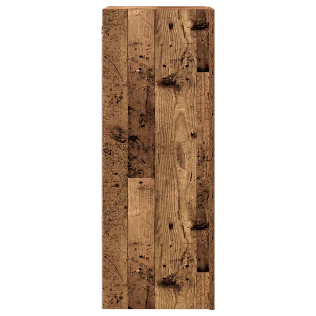 vidaXL TV-Schränke 2 Stk. Altholz-Optik 30,5x30x90 cm Holzwerkstoff